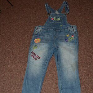 🚫SOLD🚫 Torrid Disney Villain Devious Evil Queen Jean Overalls Bibs Embroidered
